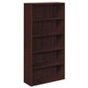 HON 105535NN 10500 Series Laminate Bookcase, Five-Shelf, 36w x 13-1/8d x 71h, Mahogany view 1
