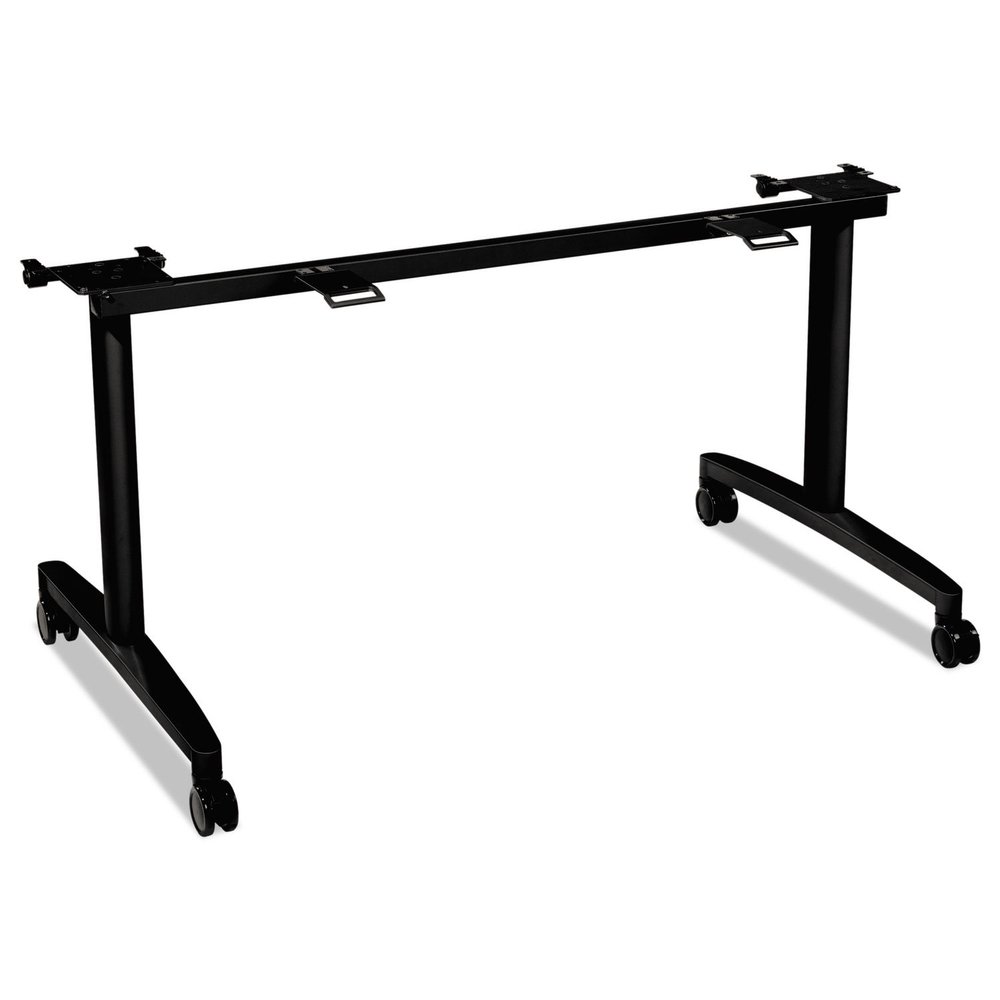 HON MFLIP30CP Huddle Flip-Top Base for 30-Inch Deep Table Tops, 51-5/8w x 23-1/2d, Black