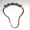 NORMA JEAN DESIGNS Dogwood Shower Hook ADD ON, Antique Gold, 12PC Set,**Free Chrome Roller Bead Hooks view 3