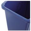 Rubbermaid 354074BLU Slim Jim Recycling Container, Rectangular, Plastic, 23gal, Blue view 2