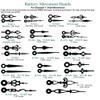 Takane Complete Mini Quartz Clock Movement - Clock Repair Kit - Choose A Size view 2