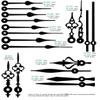 Takane Complete Mini Quartz Clock Movement - Clock Repair Kit - Choose A Size view 4
