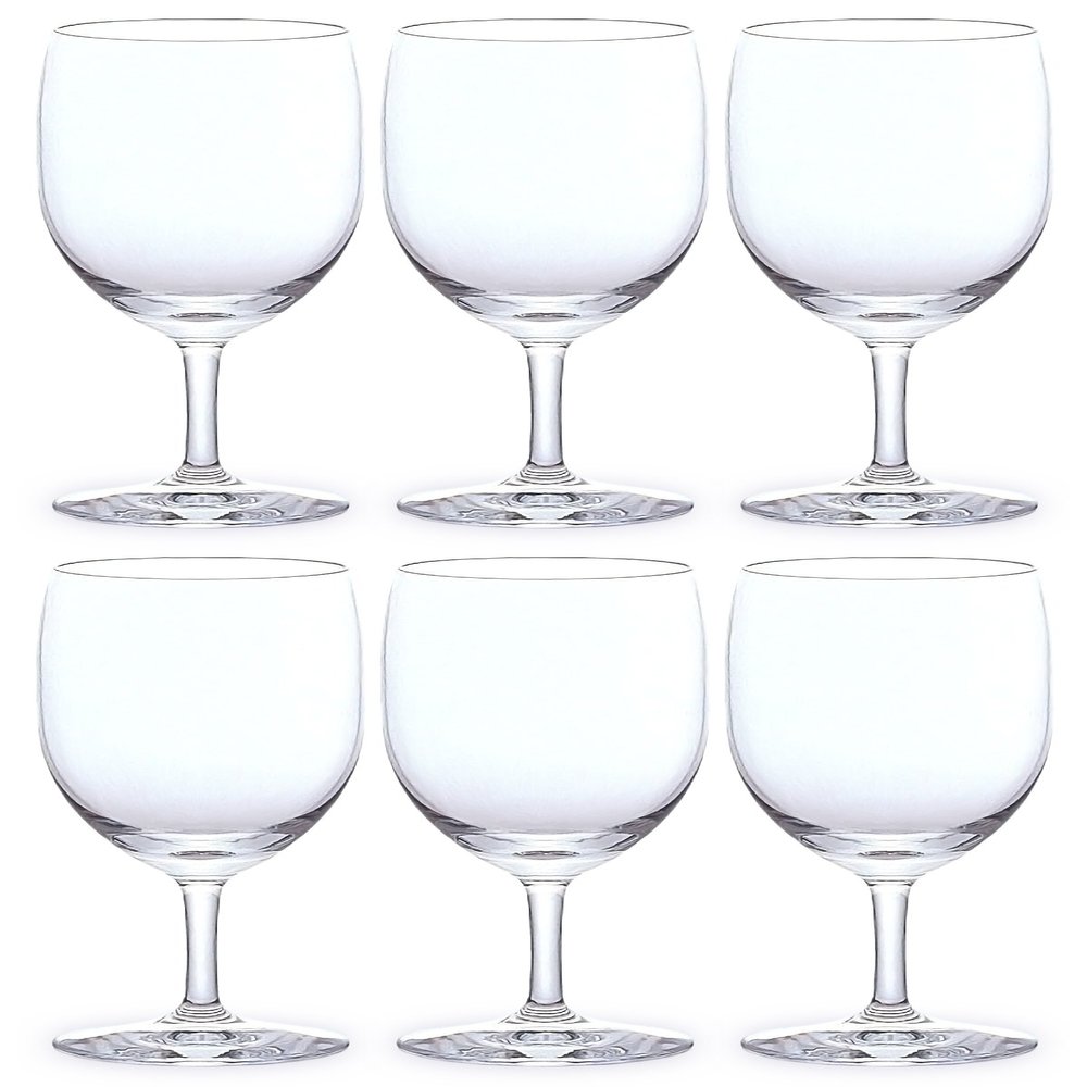ADERIA L6725 G Line Goblet Wine Glass, Clear, 11.8 fl oz (320 ml), Set of 6, Made in Japan, Unbreakable, Stylish, Red, Red Sake Cup, White, Champagne, Commercial Use, Home Use, Restaurants, Hotels,