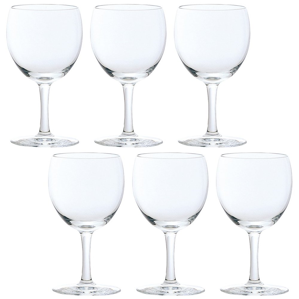 (ADERIA) G Line L-6717 Wine 250 Set of 6