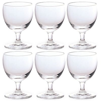 (ADERIA) G-Line L-6711 Cold Sake Glasses, Set of 6