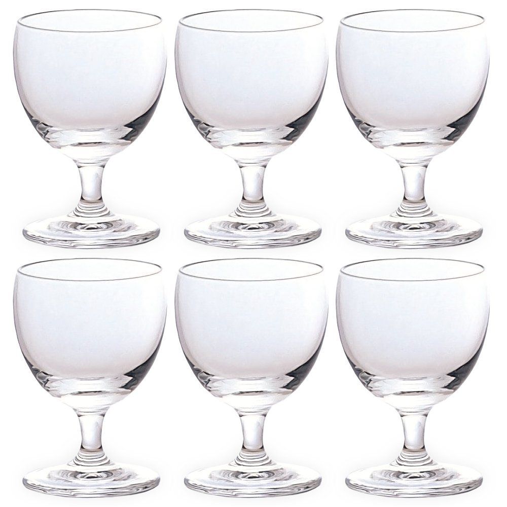 (ADERIA) G-Line L-6711 Cold Sake Glasses, Set of 6