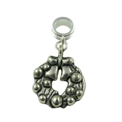 UniqueBeadsAndGifts Universal Christmas Wreath Charm