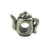 UniqueBeadsAndGifts Universal Teapot Charm, Tea Pot Bead, Teapot Bracelet Charm view 1