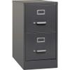 Lorell 2-Drawer Vertical Cabinet, 15 by 26-1/2 by 28-Inch, Charcoal view 1