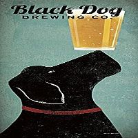 Black Dog Brewing Co. by Ryan Fowler 8"x20" Art Print Poster