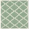 SAFAVIEH Cambridge Collection Area Rug - 5' x 8', Teal & Ivory, Handmade Moroccan Trellis Wool, Ideal for High Traffic Areas in Living Room, Bedroom (CAM312T) view 3