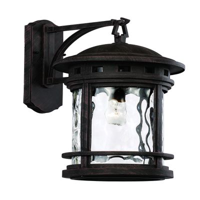 Trans Globe Lighting 40372 RT Outdoor Boardwalk 20" Wall Lantern, Rust