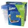 Ziploc Plastic Food Storage Container Set, Clear, Pack of 3 view 2