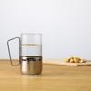 ADERIA H-AX Trevian A-Shaped Glass with Holder 8, 8.5 fl oz (240 ml), Set of 6, Made in Japan, High Ball, Water Split, Hot Water, Beer, Cup, Wedding, Celebration, Beer, Stylish, Popular, Ranking view 3
