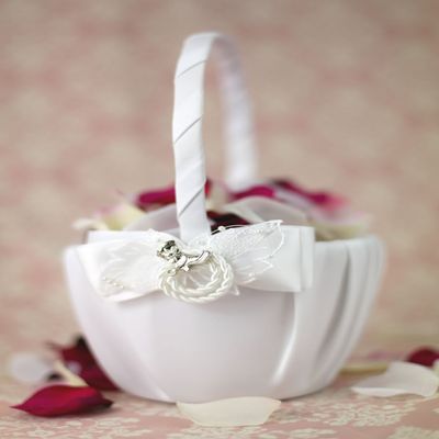 Western Cowboy Lasso Wedding Flowergirl Basket