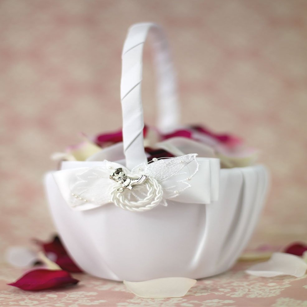 Western Cowboy Lasso Wedding Flowergirl Basket