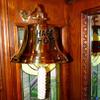 The King's Bay Happy Hour Nautical Solid Brass Bell Big bar Decor Man cave Home Tavern Pub view 1