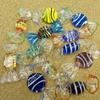 12 pcs Murano Art Glass Red Christmas Candy Candies Sweets Collectible Display view 1