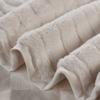 Home Soft Things Oversized King 4 Piece Faux Fur Quilted Tatami Bedspread Bedding Set, Soft Plush Warm Breathable Durable Quilt Coverlet Set with Matching Shams Pillows, 120" x 120", Taupe view 4