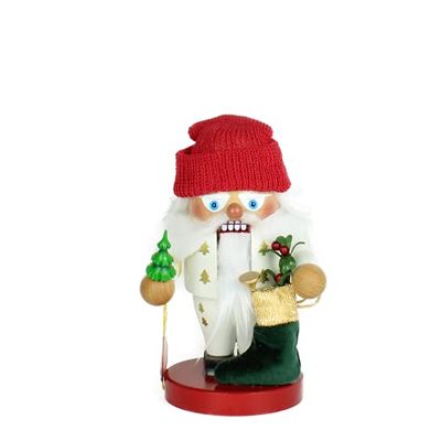 Steinbach Troll Nutcracker, White Santa, 9"
