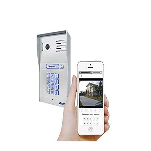 GBF Smart Video Door Phone & Doorbell Intercom System (PL963PM-POE),1080P HD, Smart Keypad, Work with ONVIF, Built in POE, Control Two Locks remotely, Hold Open Feature