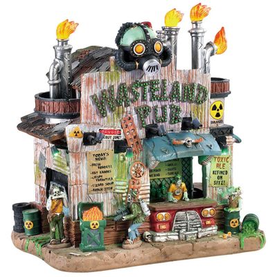 Lemax - Wasteland Pub, Sights and Sounds Building