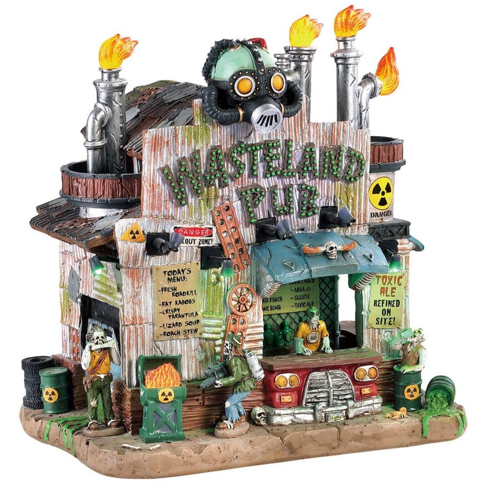 Lemax - Wasteland Pub, Sights and Sounds Building