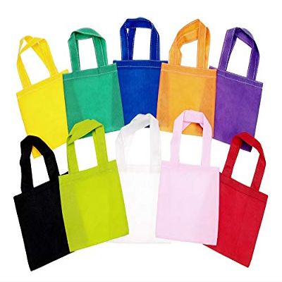 Darice Non Woven Tote Bag - Pink - 6 x 6 inches - 3 Pieces
