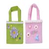 Darice Non Woven Tote Bag - Pink - 6 x 6 inches - 3 Pieces view 2