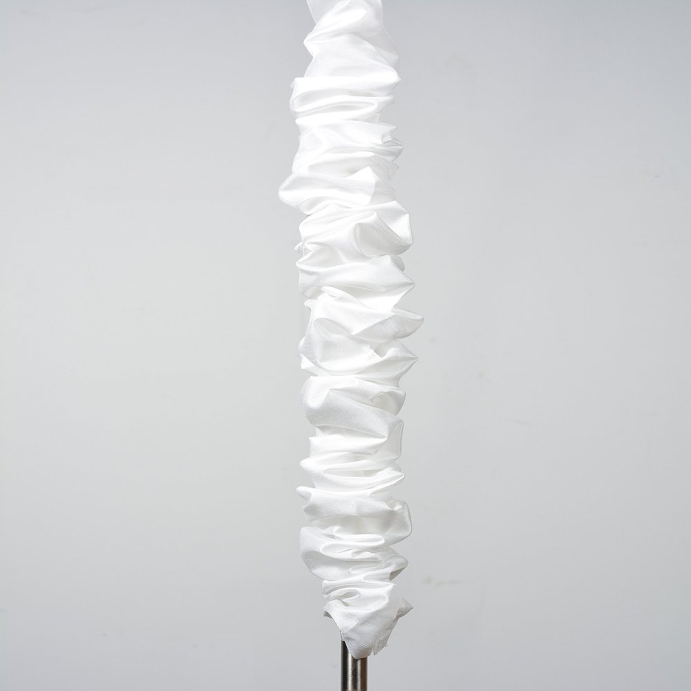 Urbanest 5-Foot Chandelier Chain Cord Cover, Off White Faux Silk