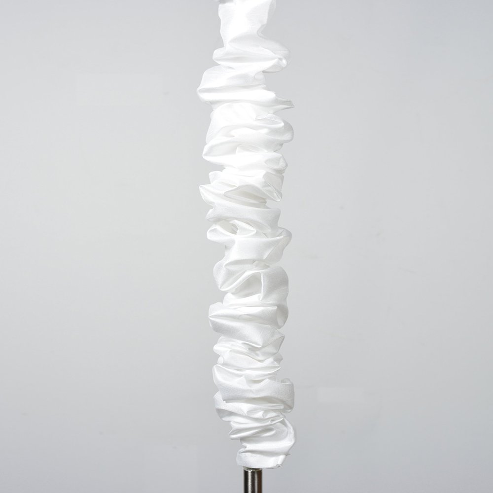 Urbanest 9-Foot Chandelier Chain Cord Cover, Off White Faux Silk