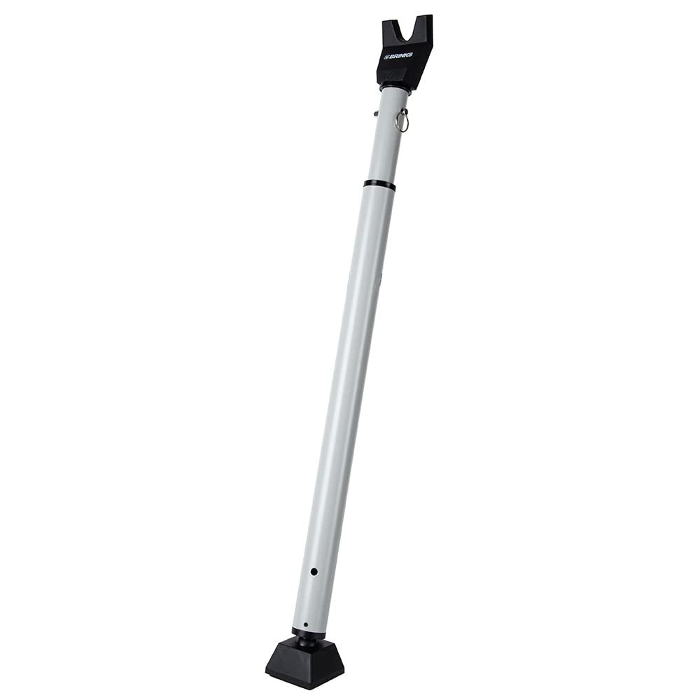 BRINKS Door Security Bar - Adjustable Brinks Door Security Bar for Travel, School, Dorm and Home - Door Jammer for Hinged Doors and Sliding Door Security  Silver
