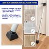 BRINKS Door Security Bar - Adjustable Brinks Door Security Bar for Travel, School, Dorm and Home - Door Jammer for Hinged Doors and Sliding Door Security  Silver view 3