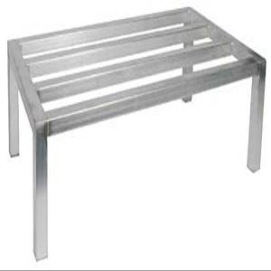 Royal Industries Dunnage Rack, Aluminum, 20x48, Silver