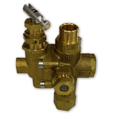 Air Compressor Pilot check valve unloader combination gas discharge 95-125 1/2" COMPRESSION TOP INLET X 1/2" FNPT OUTLET FOR GAS COMPRESSORS