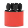 AUSONIA 96411 Knife Block, Red view 1