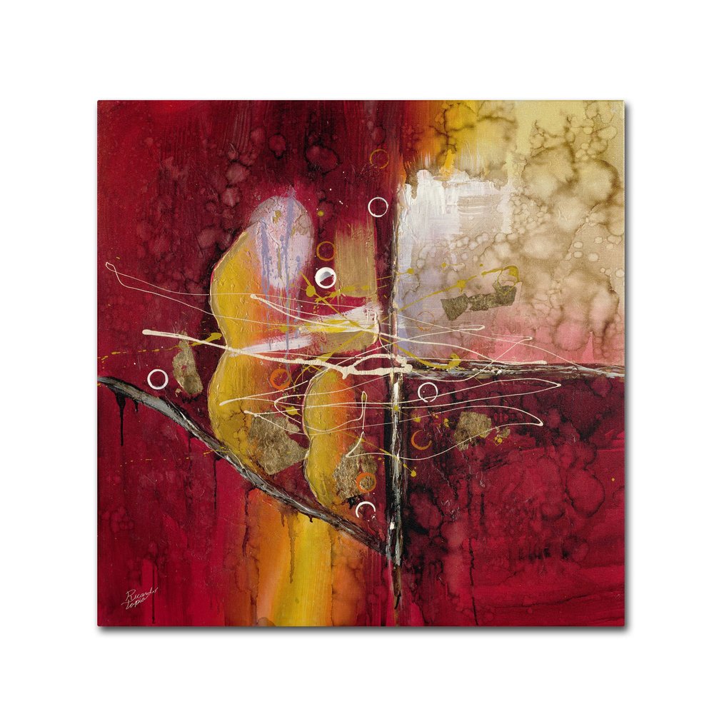 Trademark Fine Art Dots by Ricardo Tapia Wall Decor, 18 by 18-Inch