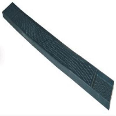 Bar Mat, 27" x 3-1/4", Black, Set of 12