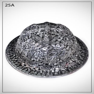 Vintage B.F. McDonald Engraved Hand Hammered Hard Hats. This is a perfect gift. Give us your name to be engraved on the front of the hat.