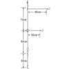 Hayabusa SE705 Demon Casago Float, for Fast Tide, 3 Pieces, No. 18 - Harris: No. 8 view 2