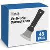 DMI Steak Knife, Rocker Knife, Curved Knife, Verti Grip Kitchen and Dinner Steak Knife for Ease of Chopping or Limited Hand Strength, Dishwasher Safe, Stainless Steel Blade view 1