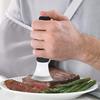 DMI Steak Knife, Rocker Knife, Curved Knife, Verti Grip Kitchen and Dinner Steak Knife for Ease of Chopping or Limited Hand Strength, Dishwasher Safe, Stainless Steel Blade view 2