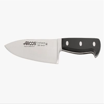 ARCOS Series Clasica-Chef Knife-Blade Nitrum Forged Stainless Steel 160 mm (6.30 Inches) -Handle polyoxymethylene (pom) Black Colour, 18/8, 37 x 7,5 x 3 cm