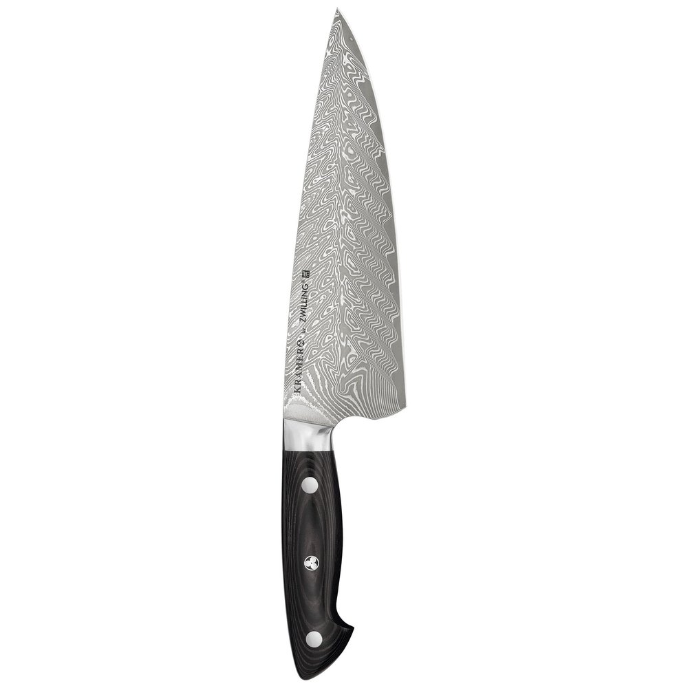 Zwilling 34891-201 Bob Kramer Chef Knife Euro Stainless Steel Chef Knife 7.9 inches (200 mm) Made in Japan Damascus Gyuto Knife, Multi-layer Steel, Made in Seki, Gifu Prefecture