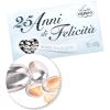 25th Anniversary Silver Confetti - Jordan Almonds Gift Box - Imported from Italy, 500 Grams view 2