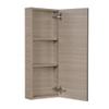 Cutler Kitchen and Bath Silhouette Modern Wood Medicine Cabinet in Aria Walnut view 3