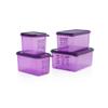 Araven 61392 Purple Anti-Allergen 4.5 Qt. Food Container view 2