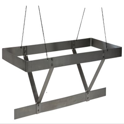 GSW Stainless Steel Commercial Celling Mount Pot Rack 22"W x 48"L x 12"H ETL Certified PR-CM4