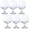 Aderia 679 Brandy Glass, Clear, Large, 11.2 fl oz (330 ml), A-Line, Set of 6, Made in Japan view 1