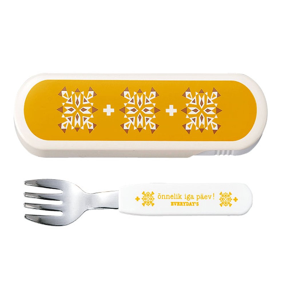 Picnic 400675303 Cute Fork & Case, Latvia Flower